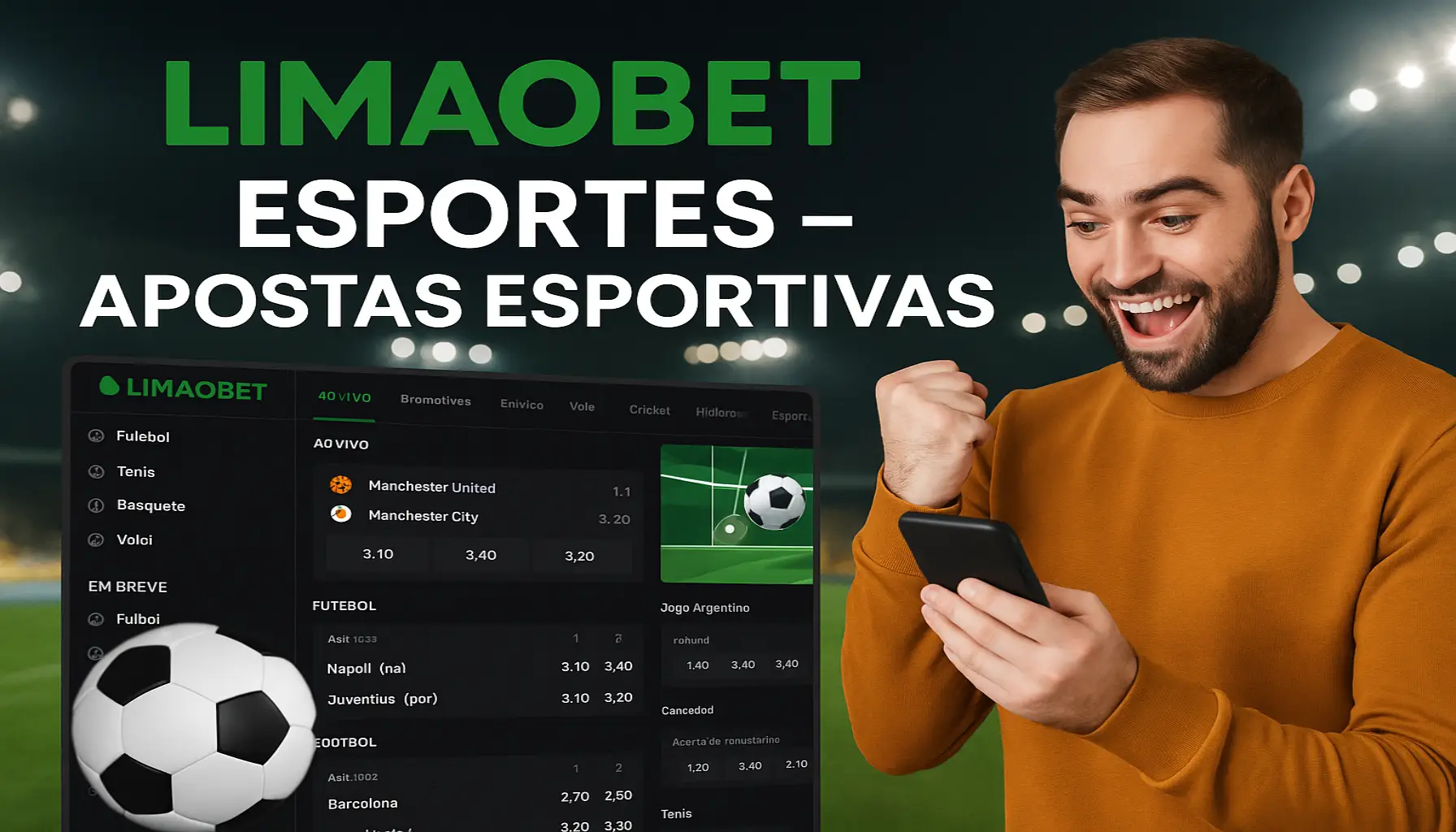 Aposte em apostas esportivas no cassino online LIMAOBET